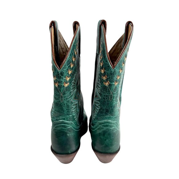 Justin Boots Women’s Size 8.5 B Turquoise Damiana Western Cowgirl Boots L4302 - Picture 4 of 10